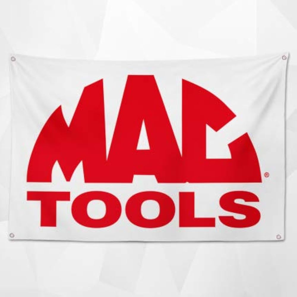 Amazon.co.jp: 「MACツール・ロゴ」特大フラッグ・旗バナー約